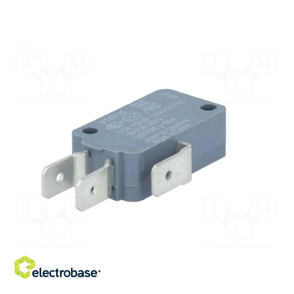 Microswitch SNAP ACTION | without lever | SPDT | 16A/250VAC | Pos: 2 image 6