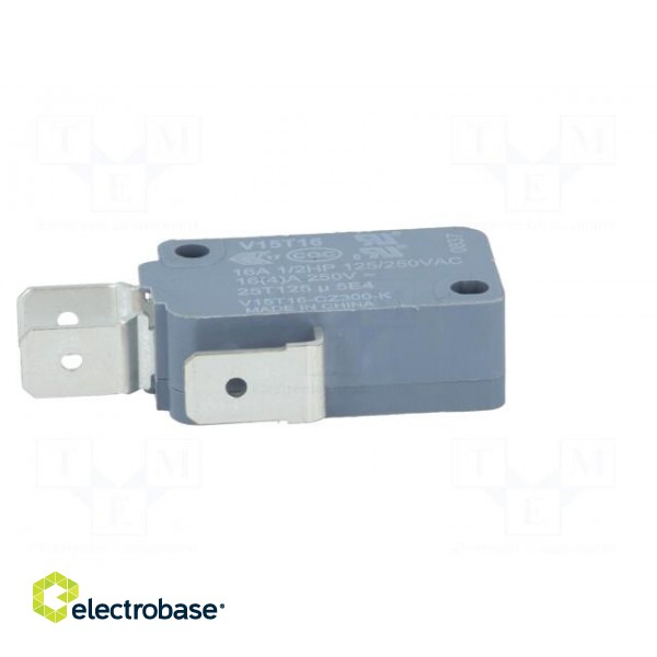 Microswitch SNAP ACTION | without lever | SPDT | 16A/250VAC | Pos: 2 image 7