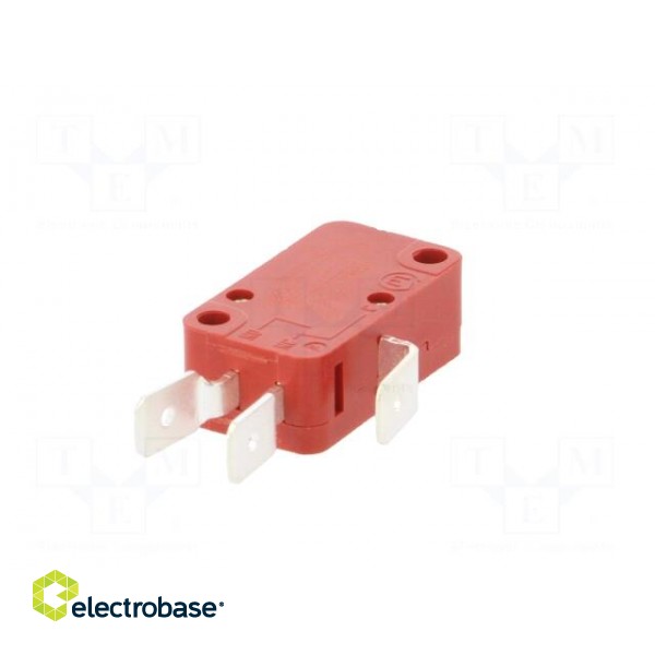 Microswitch SNAP ACTION | 16A/250VAC | without lever | SPDT | Pos: 2 image 6