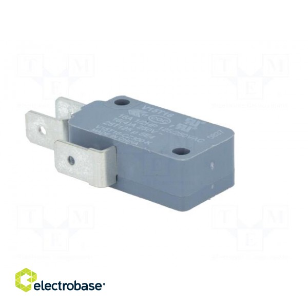 Microswitch SNAP ACTION | without lever | SPDT | 16A/250VAC | Pos: 2 image 8