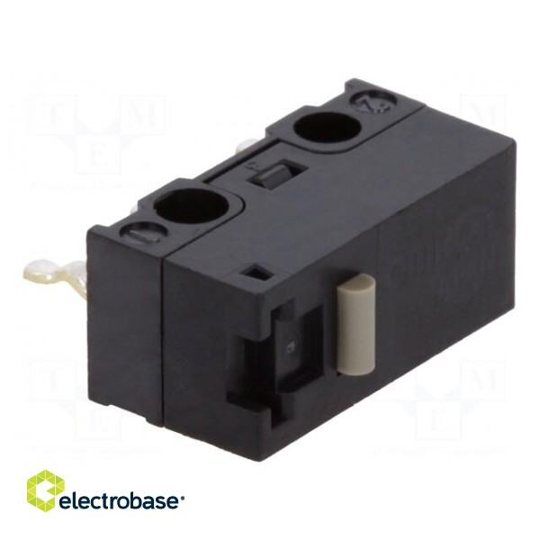 Microswitch SNAP ACTION | without lever | SPDT | 0.1A/30VDC | Pos: 2 image 1