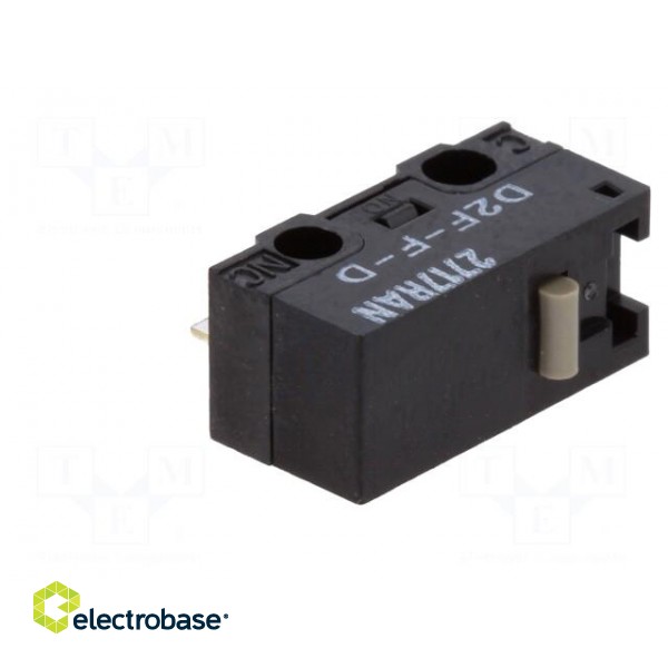Microswitch SNAP ACTION | without lever | SPDT | 1A/125VAC | ON-(ON) image 2