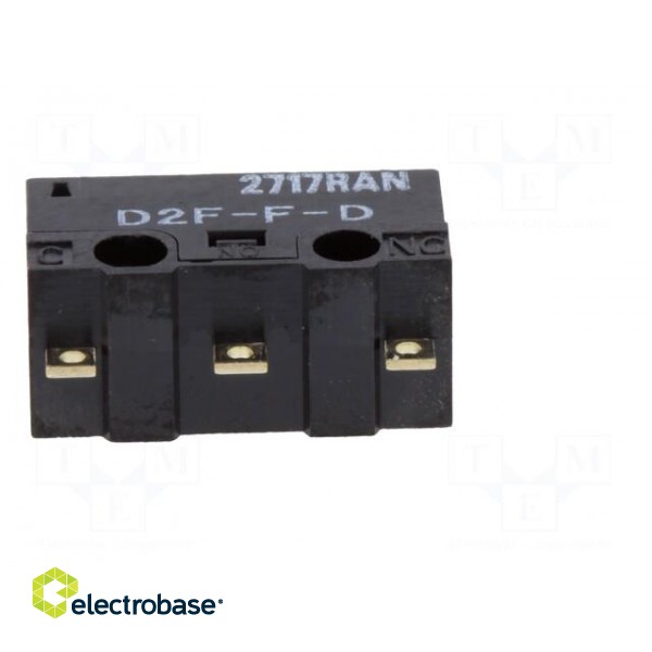 Microswitch SNAP ACTION | without lever | SPDT | 1A/125VAC | ON-(ON) фото 7