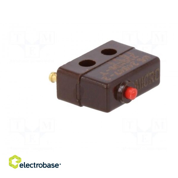 Microswitch SNAP ACTION | 1A/250VAC | without lever | SPDT | Pos: 2 image 2