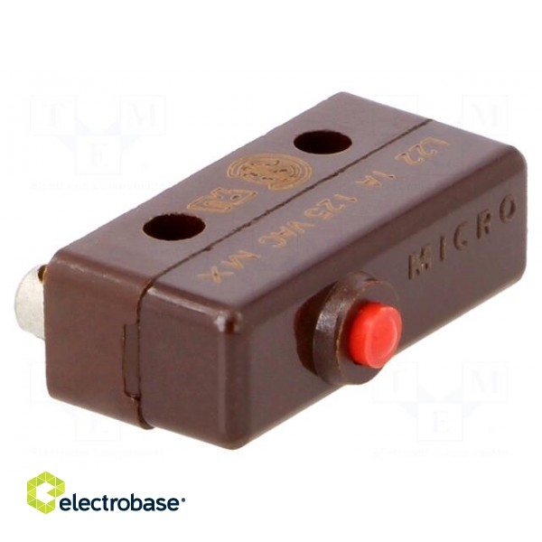 Microswitch SNAP ACTION | without lever | SPDT | 1A/250VAC | Pos: 2 фото 1