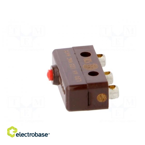 Microswitch SNAP ACTION | 1A/250VAC | without lever | SPDT | Pos: 2 image 5