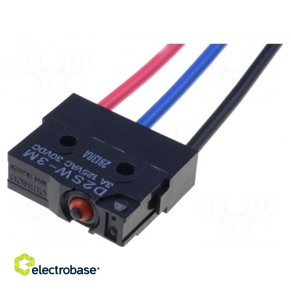 Microswitch SNAP ACTION | 3A/125VAC | 3A/30VDC | without lever