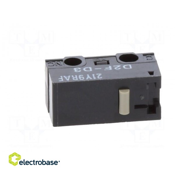 Microswitch SNAP ACTION | 3A/125VAC | without lever | SPDT | ON-(ON) image 3