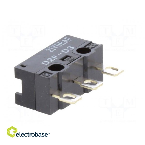 Microswitch SNAP ACTION | 3A/125VAC | without lever | SPDT | ON-(ON) image 6