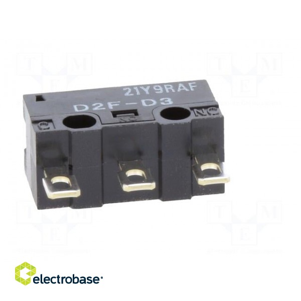 Microswitch SNAP ACTION | 3A/125VAC | without lever | SPDT | ON-(ON) image 7