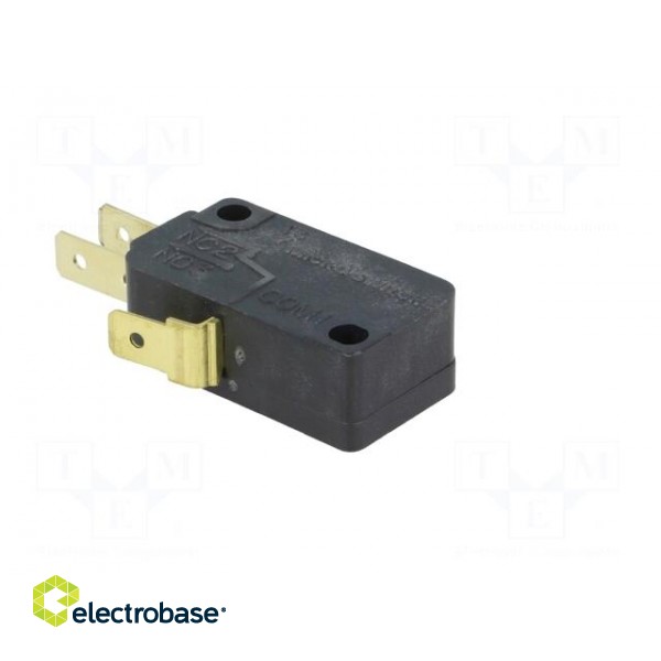 Microswitch SNAP ACTION | without lever | SPDT | 3A/125VAC | Pos: 2 paveikslėlis 8