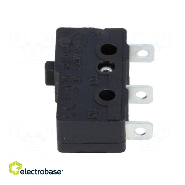 Microswitch SNAP ACTION | 3A/250VAC | without lever | SPDT | ON-(ON) image 3