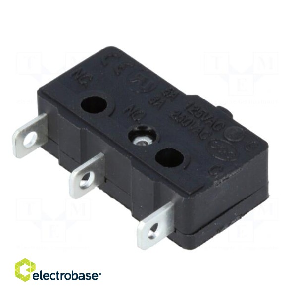 Microswitch SNAP ACTION | without lever | SPDT | 3A/250VAC | ON-(ON) image 6