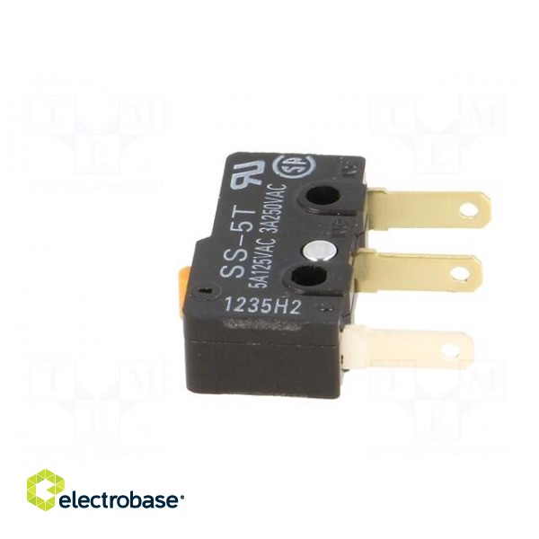 Microswitch SNAP ACTION | without lever | SPDT | 5A/125VAC | ON-(ON) image 5