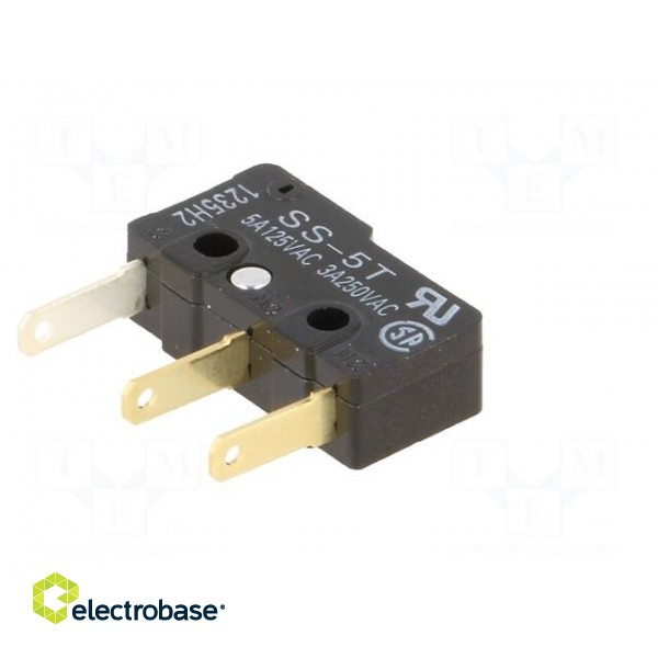 Microswitch SNAP ACTION | without lever | SPDT | 5A/125VAC | ON-(ON) фото 8