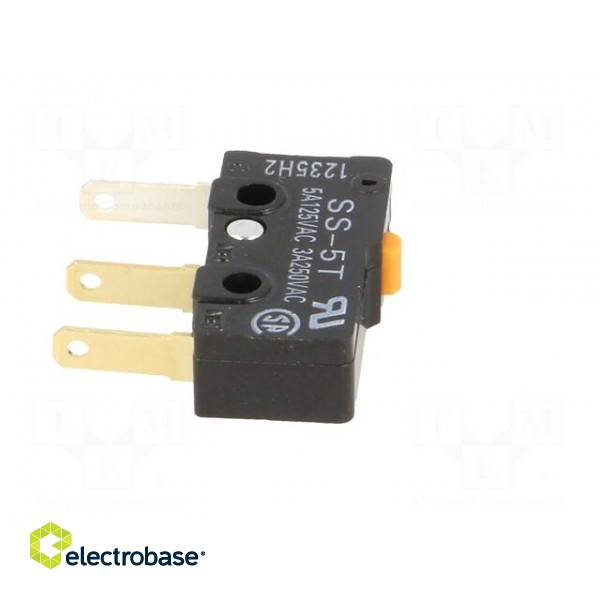 Microswitch SNAP ACTION | without lever | SPDT | 5A/125VAC | ON-(ON) image 9