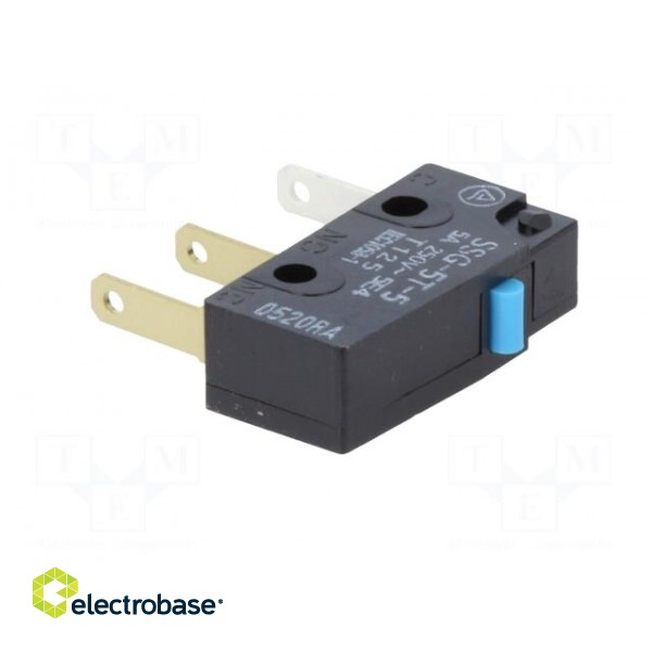 Microswitch SNAP ACTION | 5A/125VAC | without lever | SPDT | ON-(ON) image 2