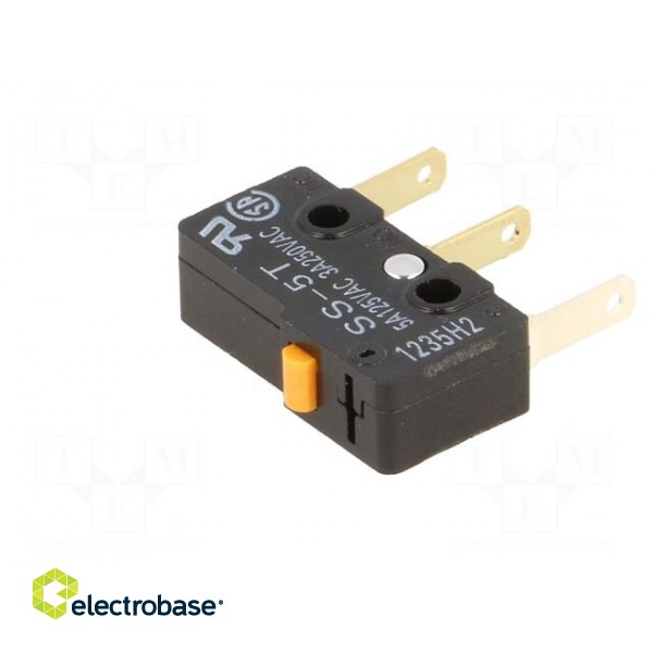 Microswitch SNAP ACTION | without lever | SPDT | 5A/125VAC | ON-(ON) фото 4