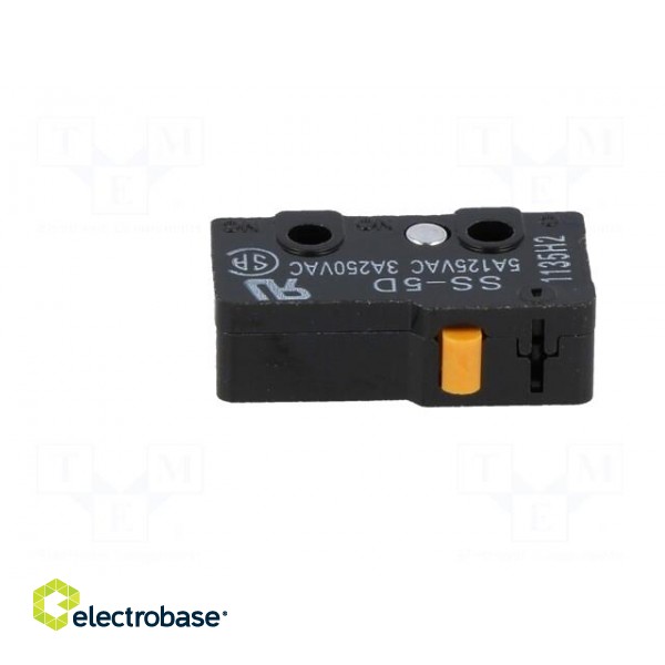 Microswitch SNAP ACTION | 5A/125VAC | without lever | SPDT | ON-(ON) image 3