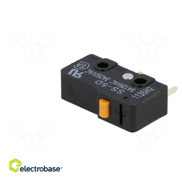 Microswitch SNAP ACTION | 5A/125VAC | without lever | SPDT | ON-(ON) image 4