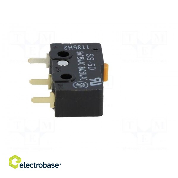 Microswitch SNAP ACTION | 5A/125VAC | without lever | SPDT | ON-(ON) image 9