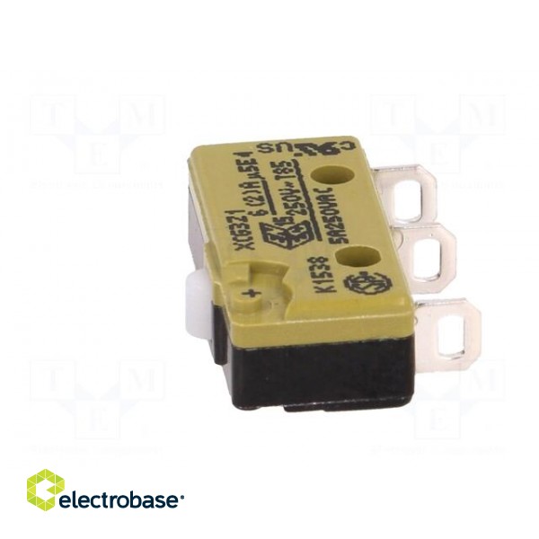 Microswitch SNAP ACTION | 5A/250VAC | without lever | SPDT | ON-(ON) image 5