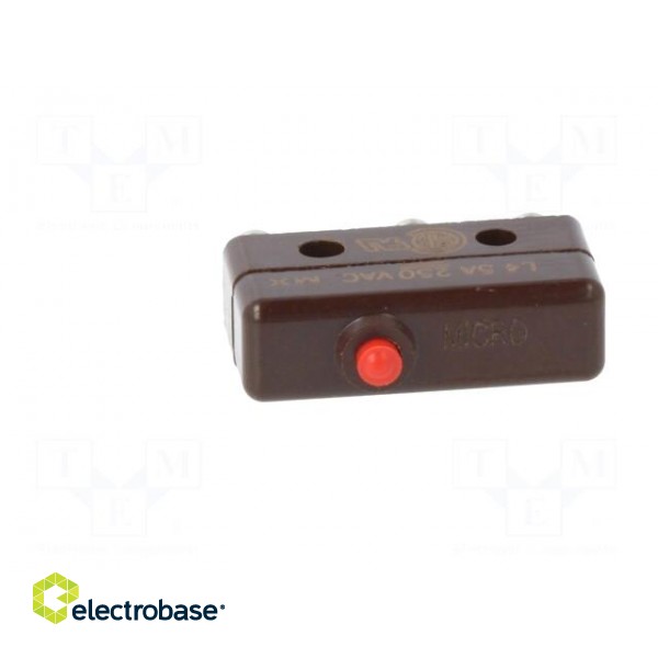 Microswitch SNAP ACTION | 5A/250VAC | without lever | SPDT | ON-(ON) фото 3