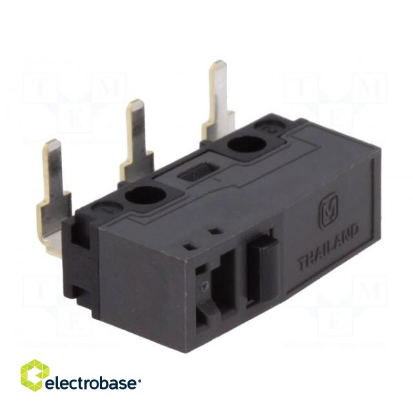 Microswitch SNAP ACTION | 5A/250VAC | 5A/30VDC | without lever paveikslėlis 2