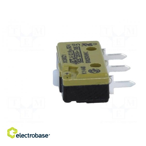 Microswitch SNAP ACTION | without lever | SPDT | 5A/250VAC | ON-(ON) image 6