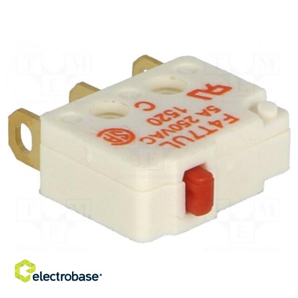 Microswitch SNAP ACTION | 5A/250VAC | without lever | SPDT | ON-(ON) image 1