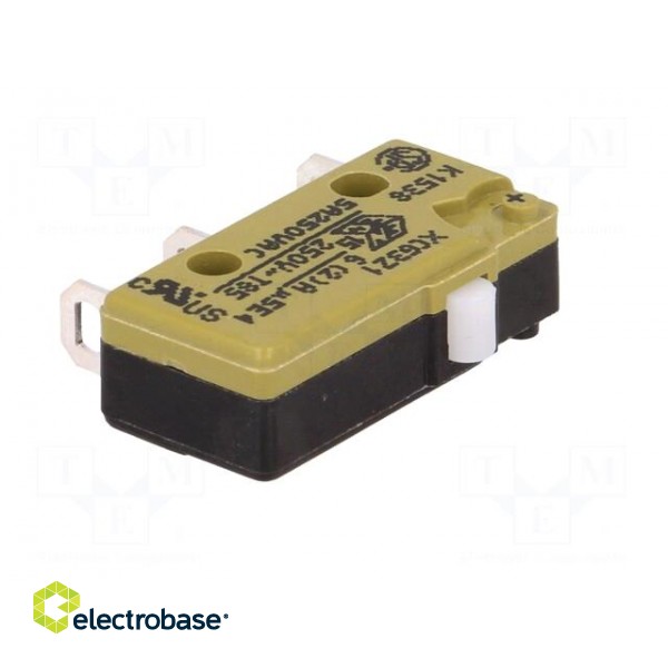 Microswitch SNAP ACTION | 5A/250VAC | without lever | SPDT | ON-(ON) image 2