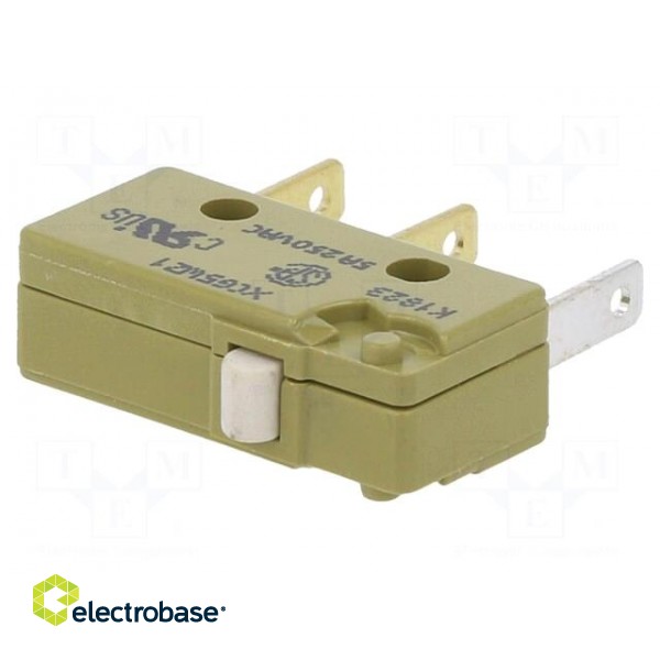 Microswitch SNAP ACTION | 5A/250VAC | without lever | SPDT | ON-(ON) paveikslėlis 1
