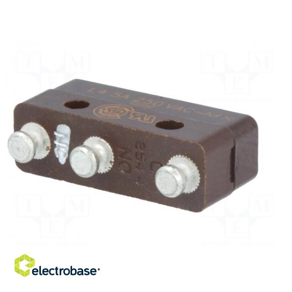 Microswitch SNAP ACTION | without lever | SPDT | 5A/250VAC | Pos: 2 image 8