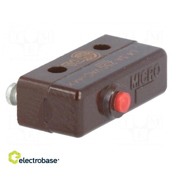 Microswitch SNAP ACTION | without lever | SPDT | 5A/250VAC | Pos: 2 image 1