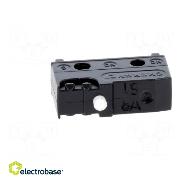 Microswitch SNAP ACTION | without lever | SPDT | 6A/250VAC | ON-(ON) image 3