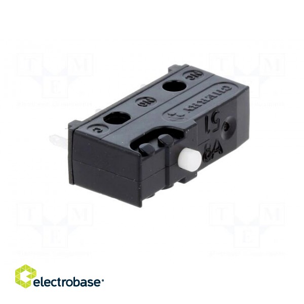 Microswitch SNAP ACTION | without lever | SPDT | 6A/250VAC | ON-(ON) image 2
