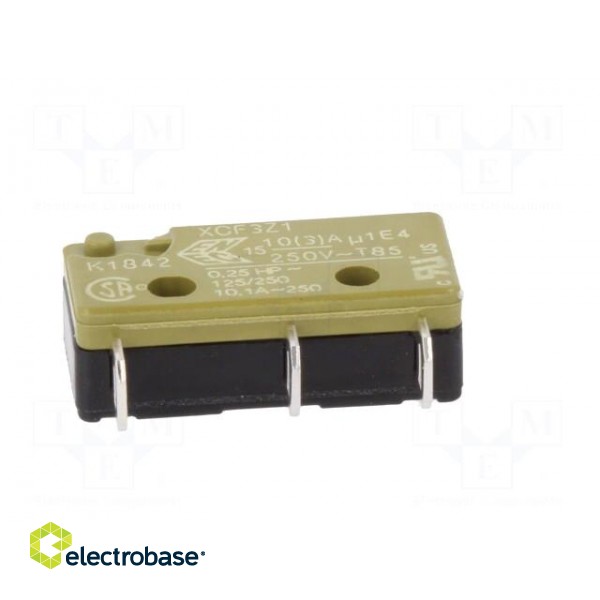 Microswitch SNAP ACTION | without lever | SPDT | ON-(ON) | Pos: 2 image 7