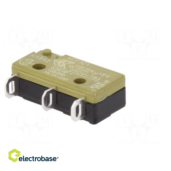 Microswitch SNAP ACTION | without lever | SPDT | ON-(ON) | Pos: 2 image 8