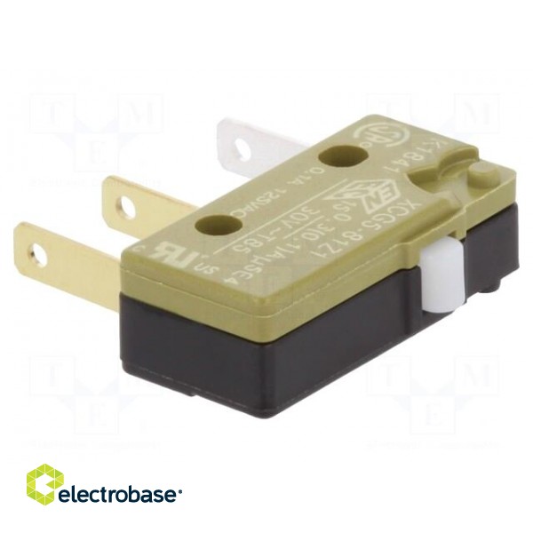 Microswitch SNAP ACTION | without lever | SPDT | ON-(ON) | Pos: 2 image 1