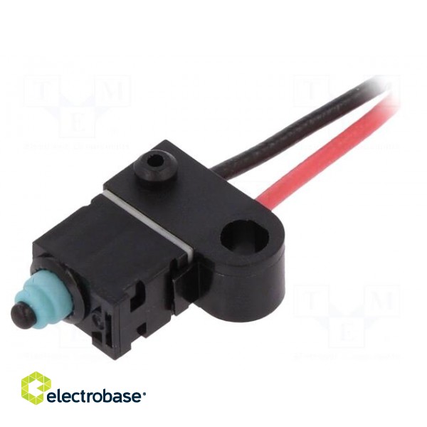 Microswitch SNAP ACTION | without lever | SPST-NC | 0.05A/15VDC