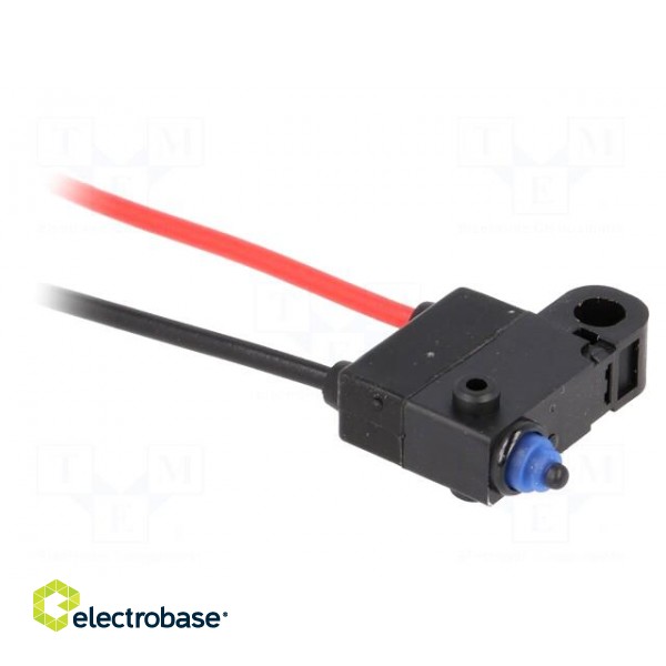Microswitch SNAP ACTION | without lever | SPST-NC | 0.1A/125VAC