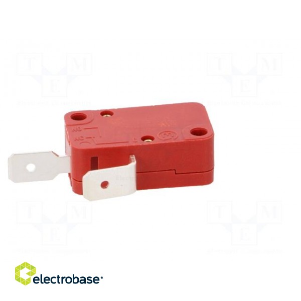 Microswitch SNAP ACTION | without lever | SPST-NO | 10A/250VAC фото 7