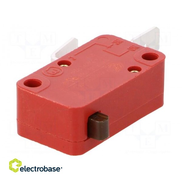 Microswitch SNAP ACTION | without lever | SPST-NO | 10A/250VAC image 1