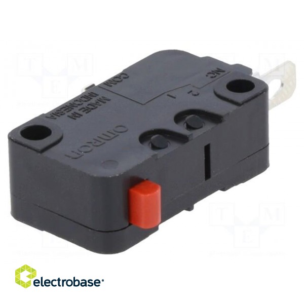Microswitch SNAP ACTION | without lever | SPST-NC | 16A/250VAC фото 1