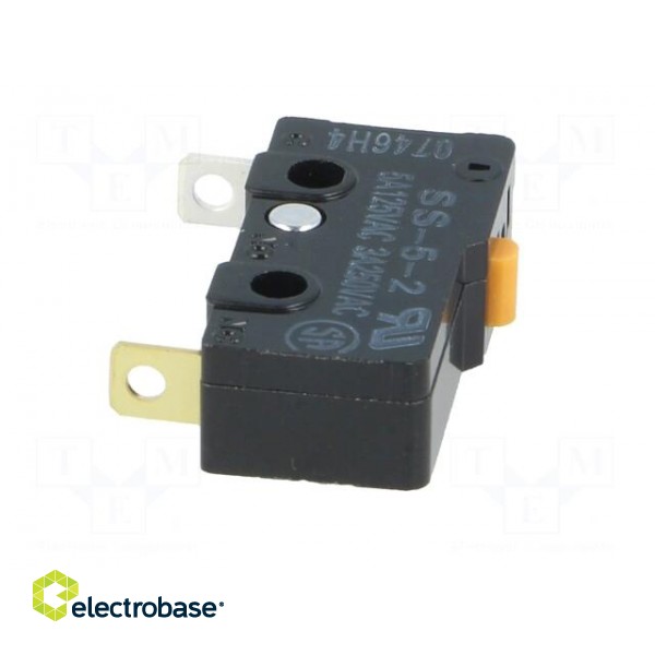 Microswitch SNAP ACTION | 5A/125VAC | without lever | SPST-NC | IP40 фото 9