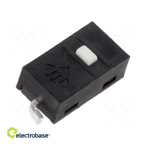 Microswitch SNAP ACTION | 0.1A/48VDC | without lever | SPST-NO image 1