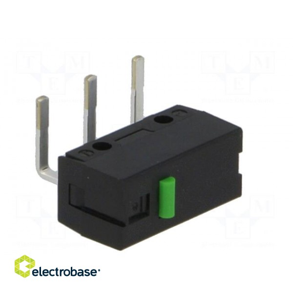 Microswitch SNAP ACTION | without lever | SPST-NO | 0.1A/6VDC | IP40 paveikslėlis 2