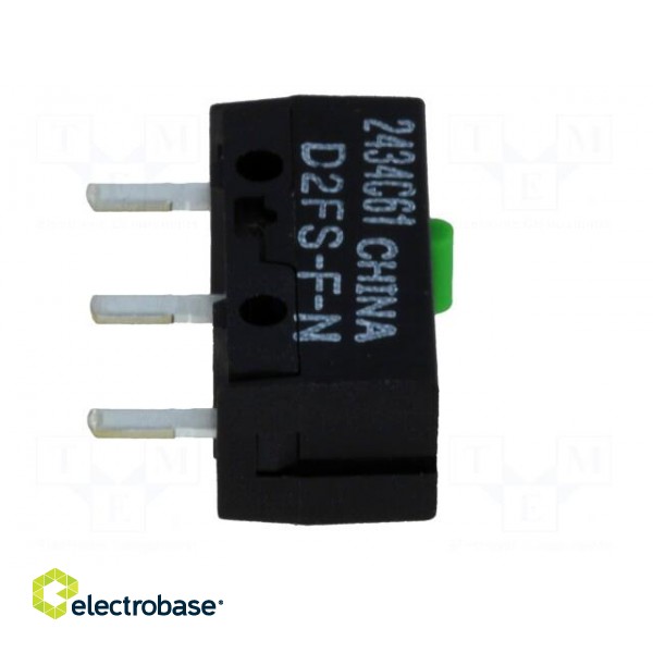 Microswitch SNAP ACTION | without lever | SPST-NO | 0.1A/6VDC | IP40 image 7