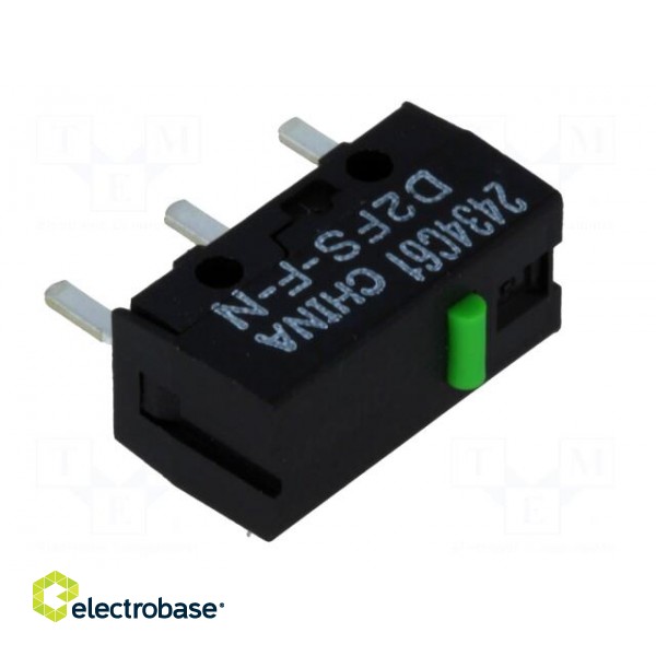 Microswitch SNAP ACTION | without lever | SPST-NO | 0.1A/6VDC | IP40 image 8