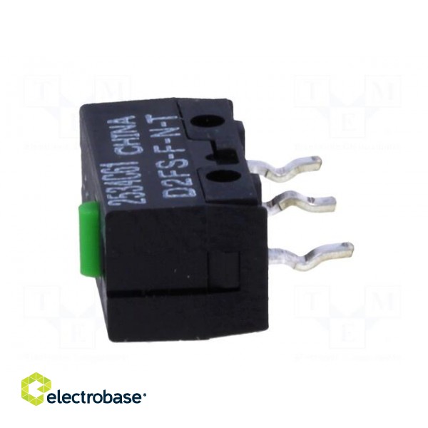 Microswitch SNAP ACTION | 0.1A/6VDC | without lever | SPST-NO | IP40 image 5
